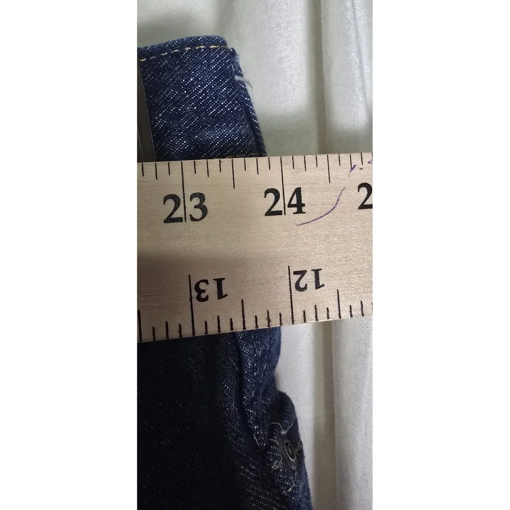 UniFirst Work Pants Jeans Mens 50x30 Dark Wash Uni‎ First - Picture 3 of 7